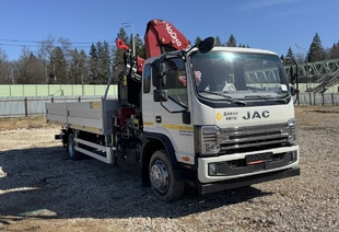 JAC N120L КМУ NR816-2S (5,3т) БОРТ 6,3×2,55×0,6м